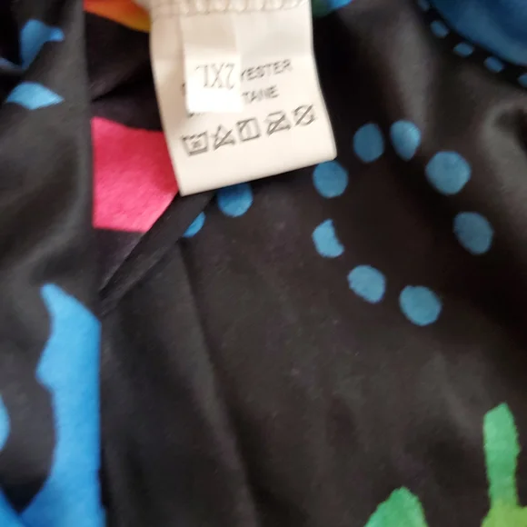 SHEIN Multicolor Abstract Jumpsuit 2XL - Picture 7 of 8